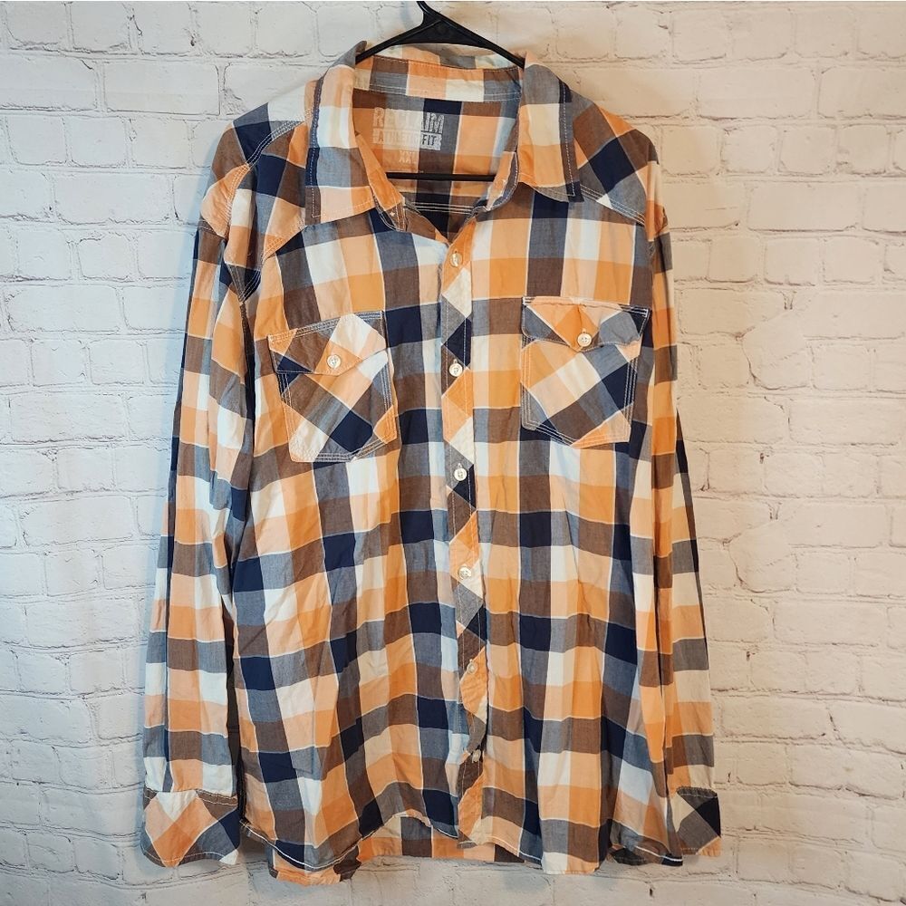 Men's Reclaim "Athletic Fit"' longsleeve button-down shirt, size XXL